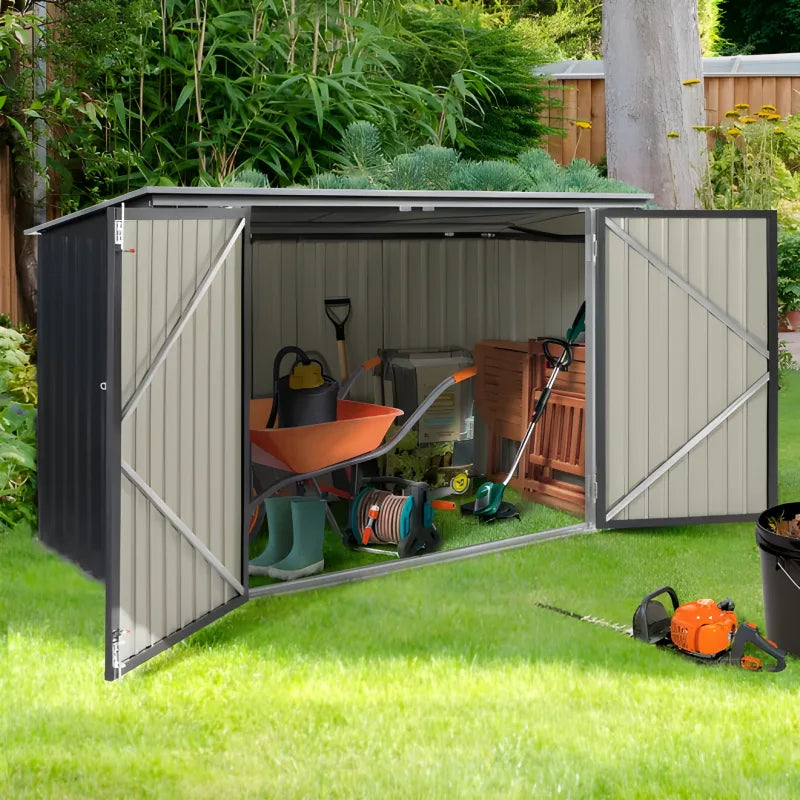 ABRI DE JARDIN EN MÉTAL VERROUILLABLE – Prix d’usine