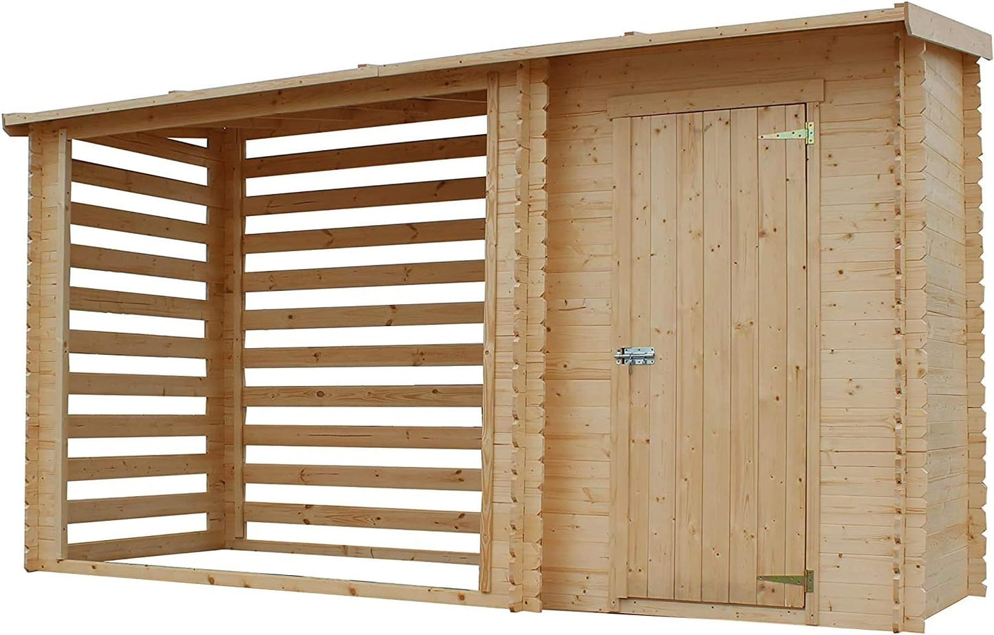 Abri de Jardin 1,1 m2 + Abri à Bûches 3.8 m3