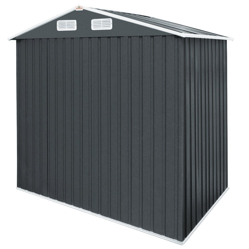 Abri de jardin en métal gris 257x205x177cm