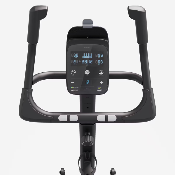 Vélo d'appartement connecté ultra confort et auto-alimenté