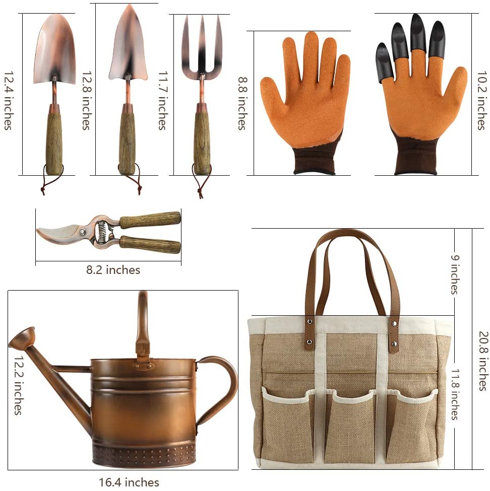 Ensemble d'Outils de Jardin avec Arrosoir