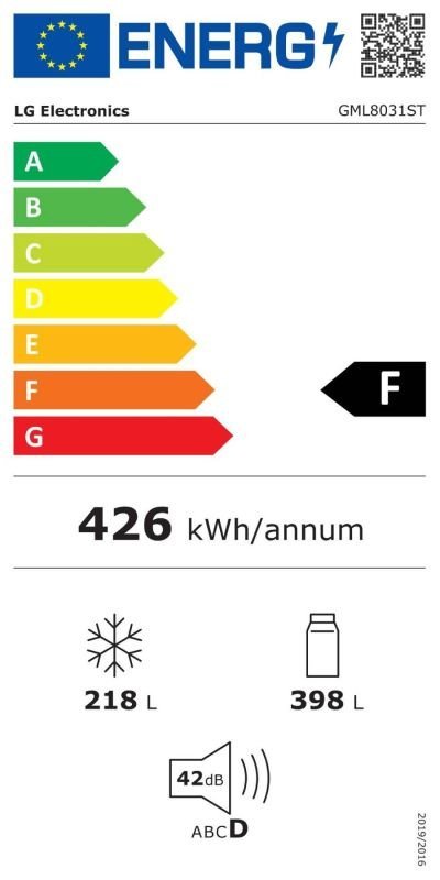 LG Réfrigérateur 3 portes Total No Frost 616L Inox – Neuf