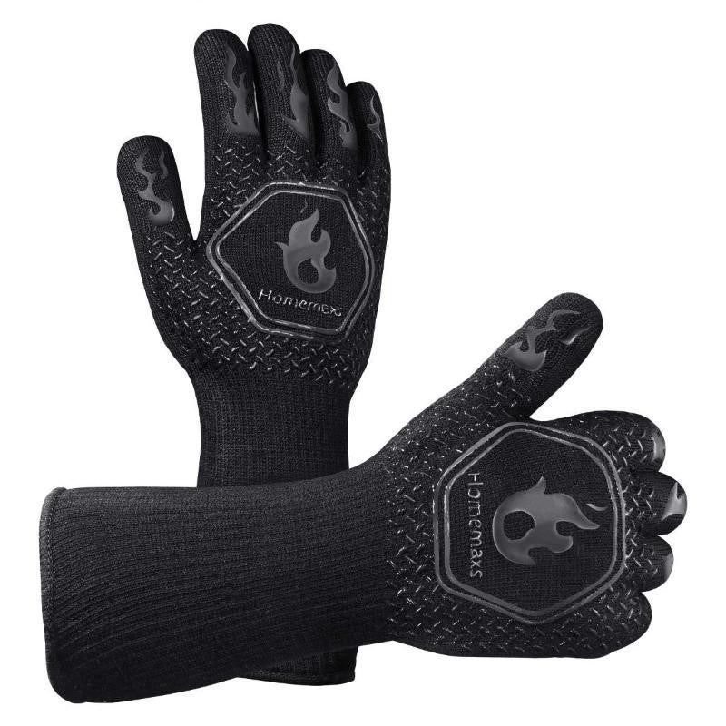 Gants de Barbecue Mitaines Résistantes à la Chaleur