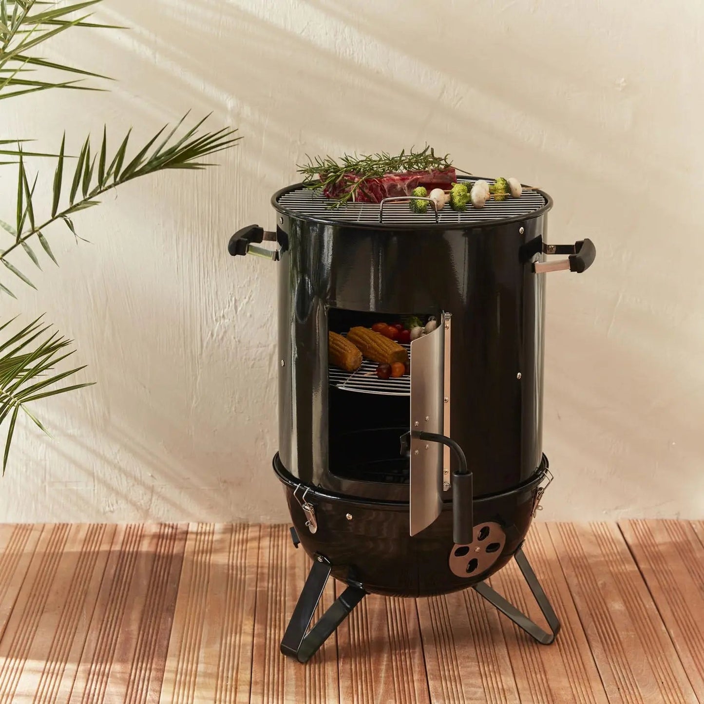 Barbecue Fumoir Charbon de Bois