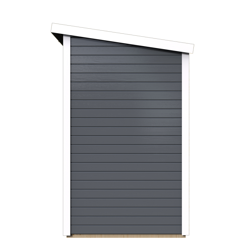 Abri de Jardin en Bois Anthracite - 3,49m²