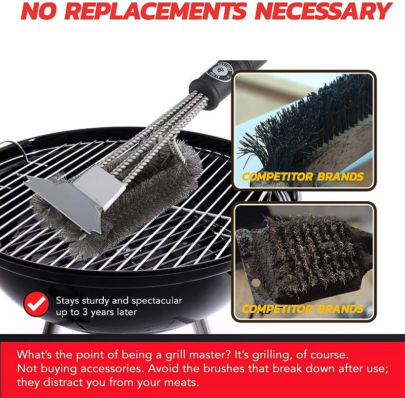 Brosse et Grattoir pour Grill