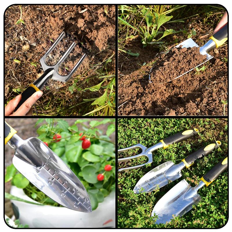 Ensemble d'Outils de Jardin 4 Pièces