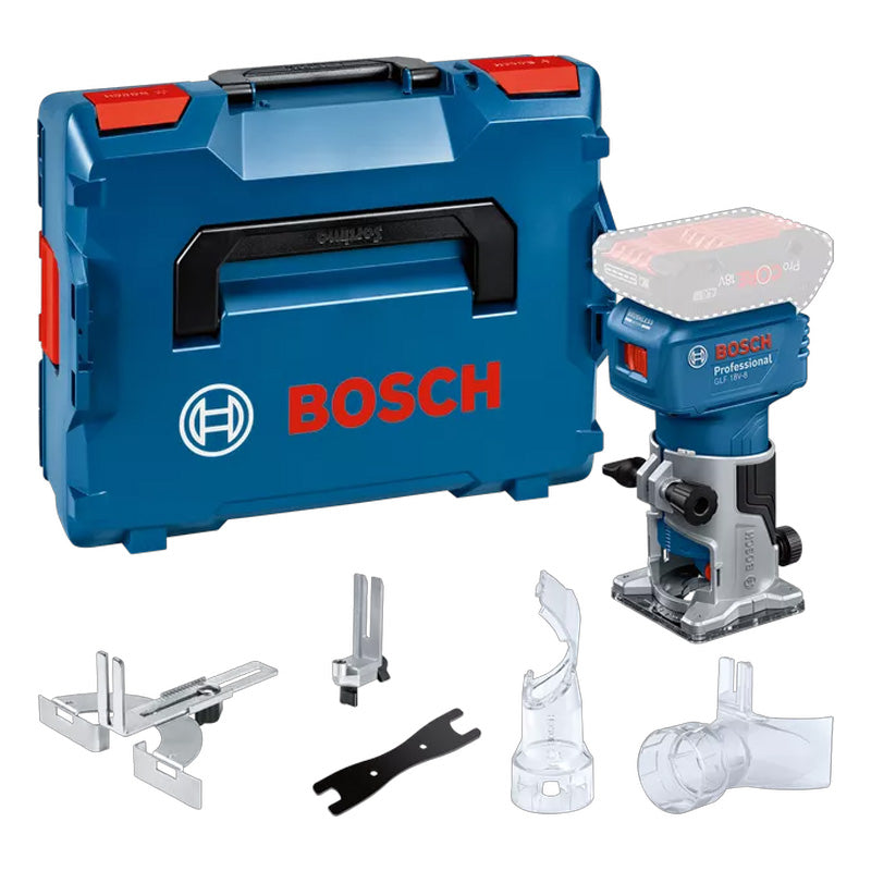 Affleureuse sans-fil BOSCH GLF 18V-8 - 0 601 B51 100 Professional - Machine nue en L-BOXX avec accessoires