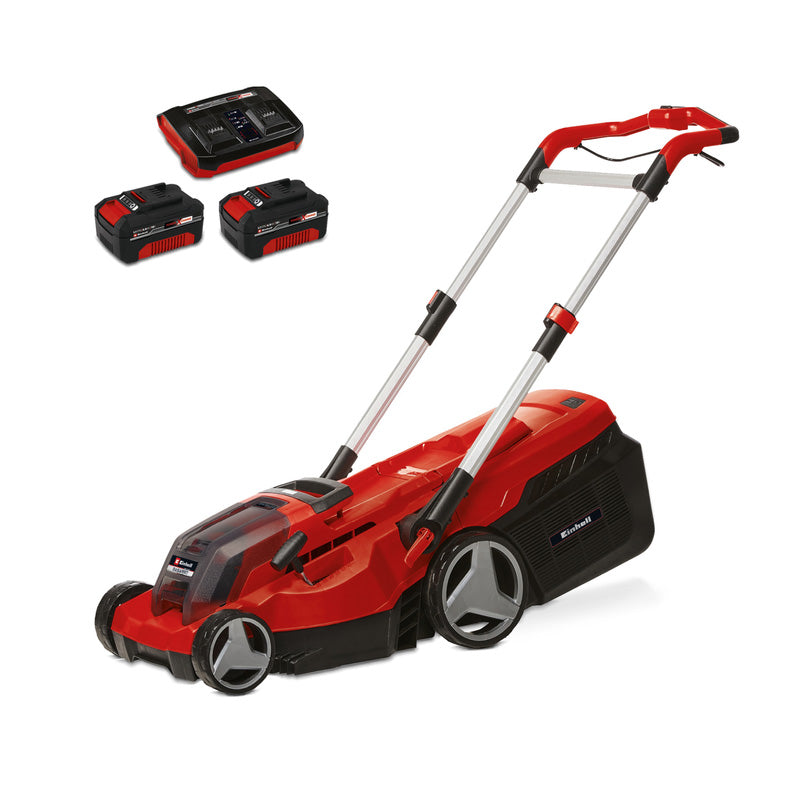 Tondeuse à gazon sans fil RASARRO 36/38 Power X-Change EINHELL 3413180 avec 2 Batteries 4,0 Ah et Chargeur rapide