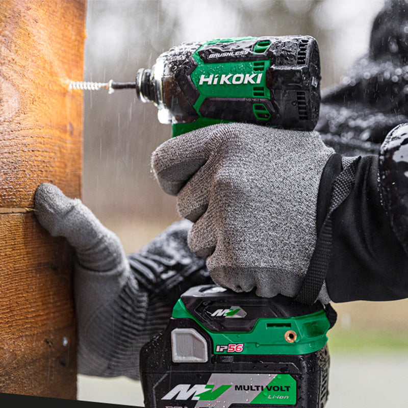 Visseuse à choc HIKOKI WH36DCW2Z - 215Nm MultiVolt 36V Brushless - IP56 Triple Hammer - machine nue en HitCase