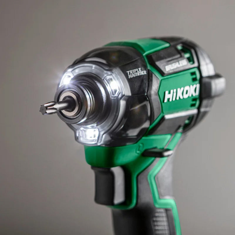 Visseuse à choc HIKOKI WH36DCW2Z - 215Nm MultiVolt 36V Brushless - IP56 Triple Hammer - machine nue en HitCase