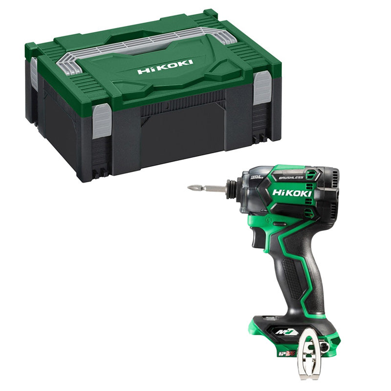 Visseuse à choc HIKOKI WH36DCW2Z - 215Nm MultiVolt 36V Brushless - IP56 Triple Hammer - machine nue en HitCase