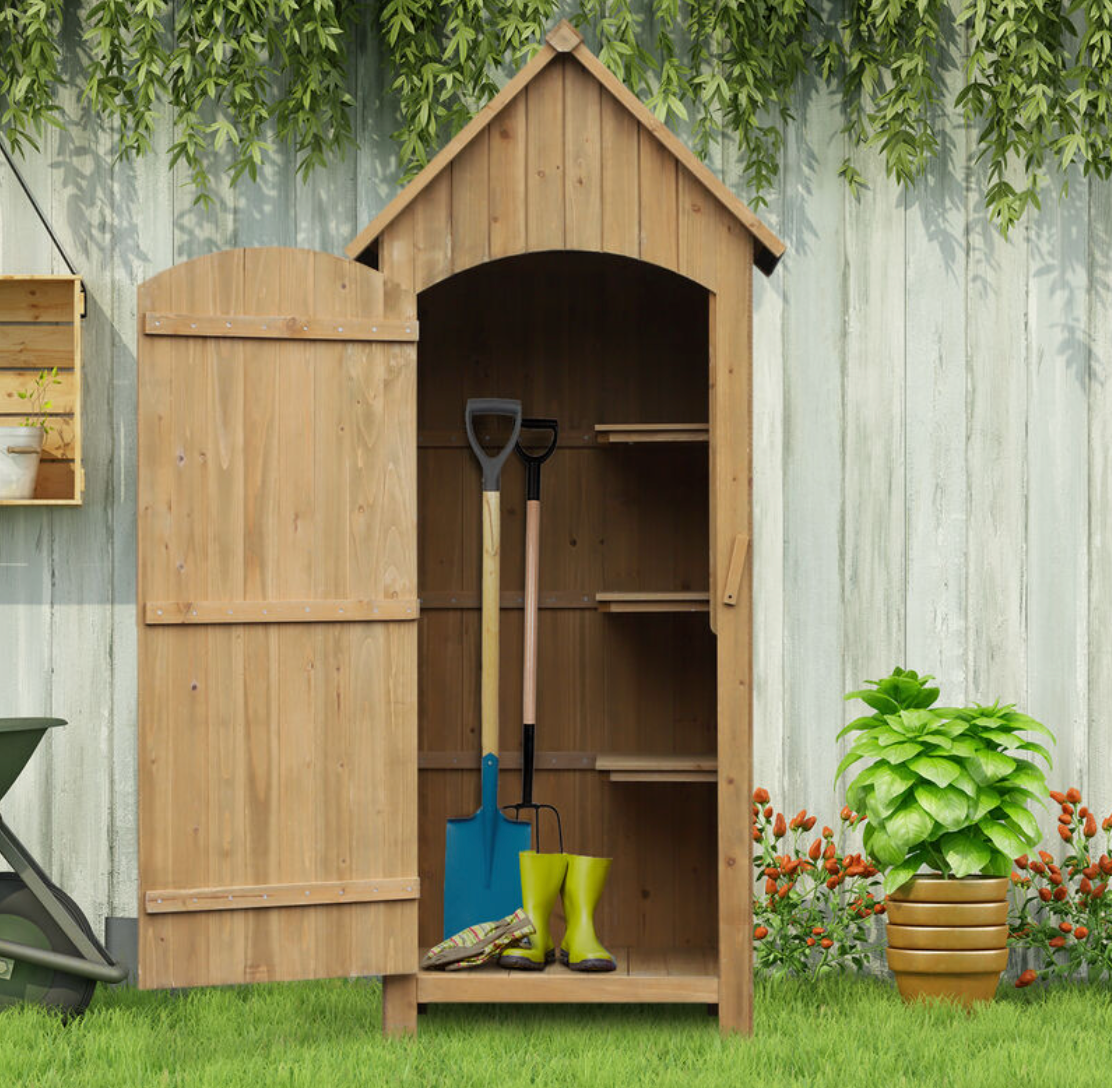 Armoire Abri de Jardin - 3 Étagères