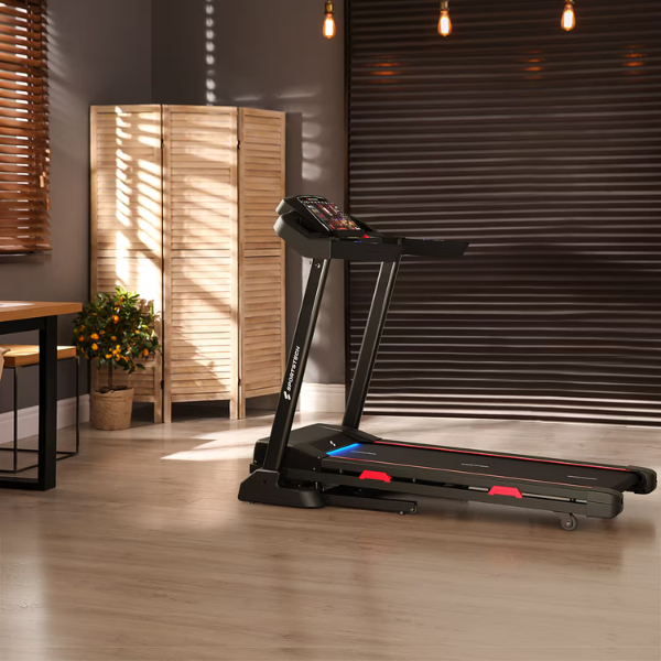 Tapis Course F31 Pliable, Cardio, 12 Programmes, 16km/h, MP3 + Haut-Parleurs