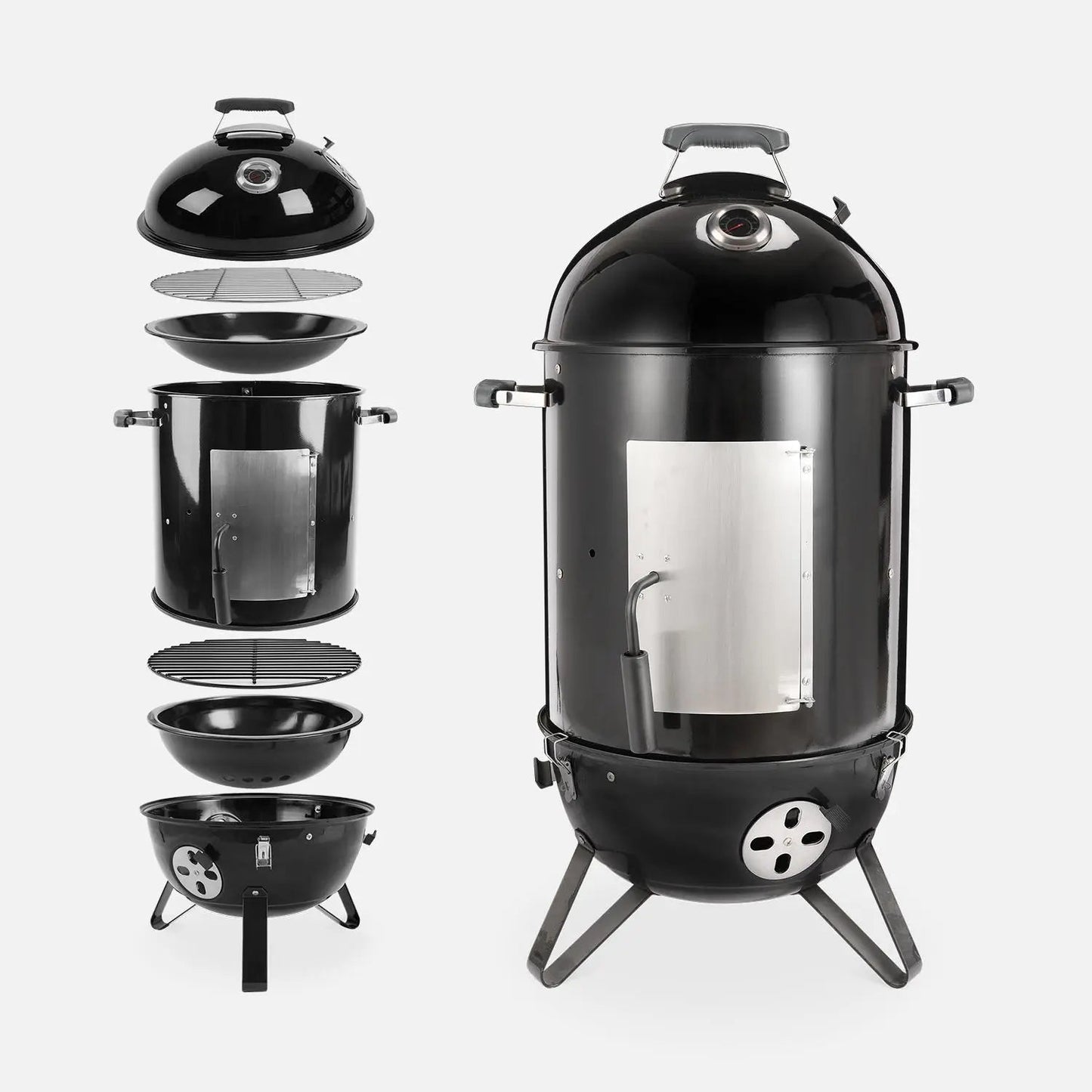 Barbecue Fumoir Charbon de Bois