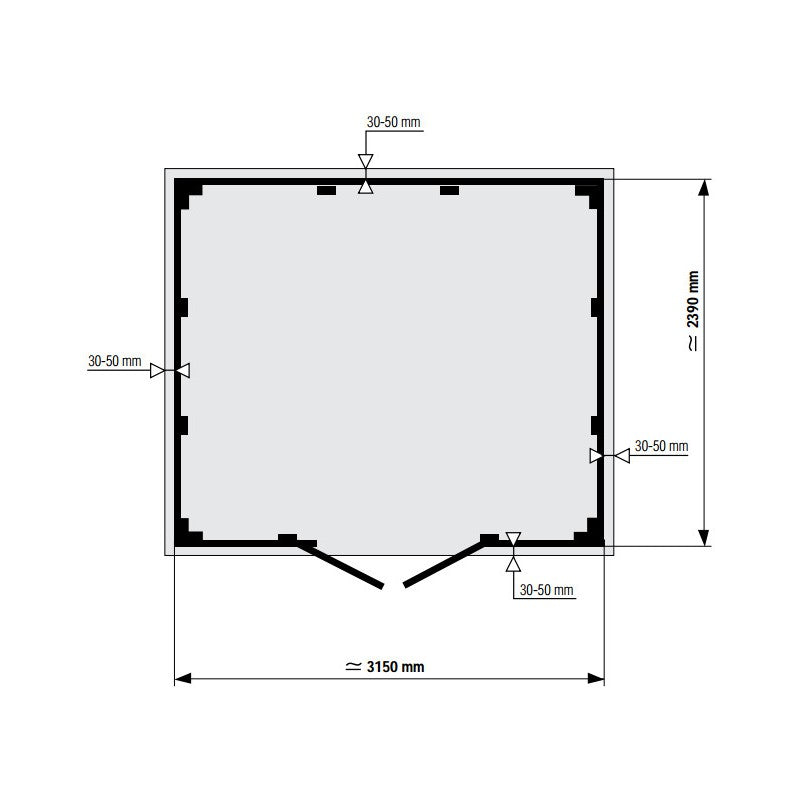 Abri de Jardin en PVC - 7,5m²