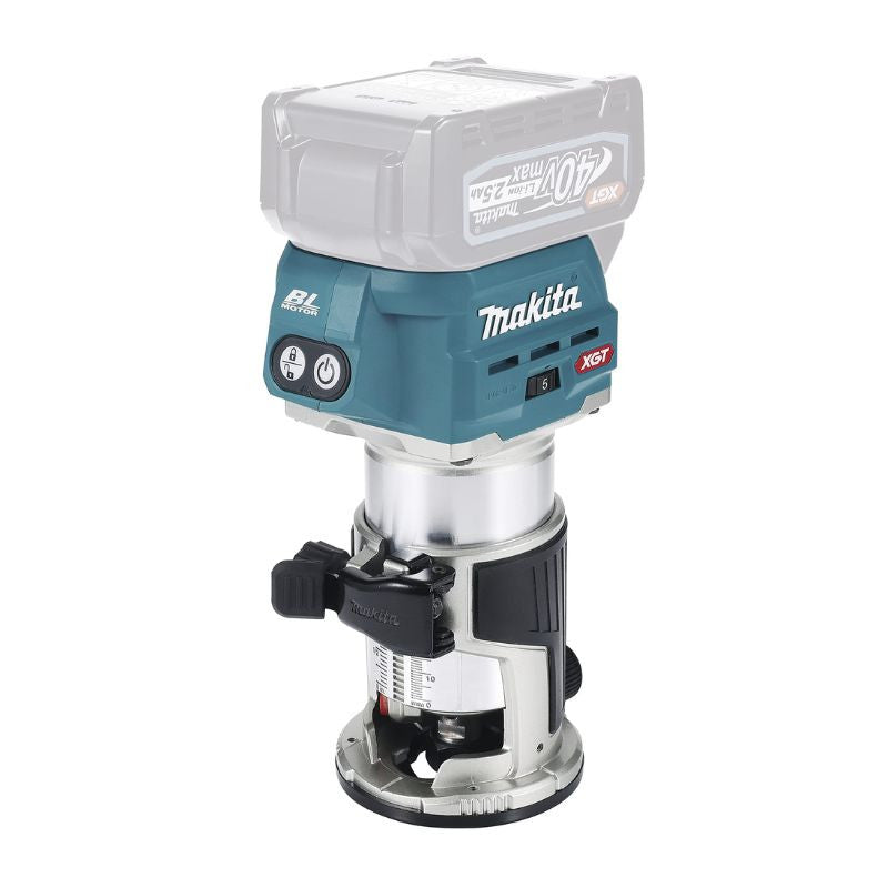 Affleureuse 40V max 35 mm XGT MAKITA RT001GZ10 - Machine nue