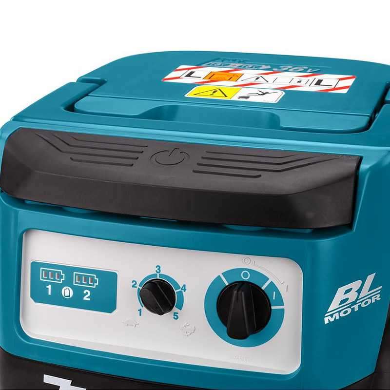 Aspirateur eau poussière MAKITA DVC155LZX2 15L 36 V (Machine Nue)