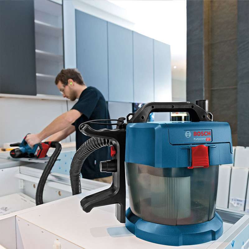 Aspirateur sans fil à roulettes BOSCH 06019C6302 - GAS 18V-10 L Professional (Machine Nue)