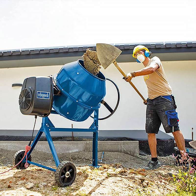 Bétonnière SCHEPPACH MIX160 230V 50Hz 650W 160L