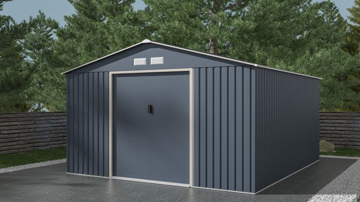 Abri de jardin métal 12.99m² – Prix d’usine