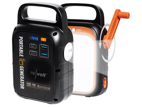 Batterie d'Appoint 22500 mAh avec Dynamo et Lampe LED