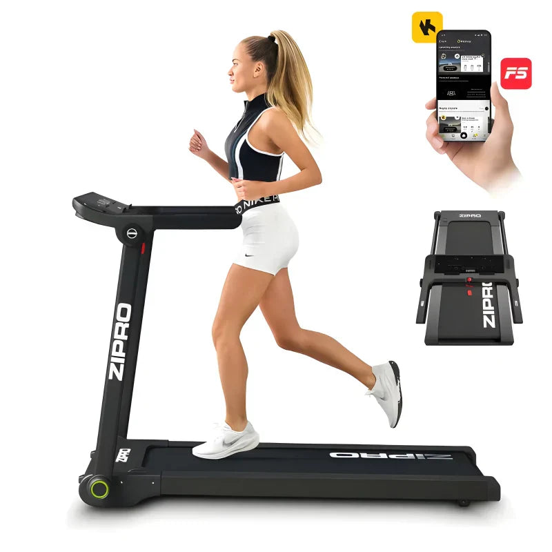 Tapis de course pliant Zipro Pacto 125 x 45 cm, 16 km/h