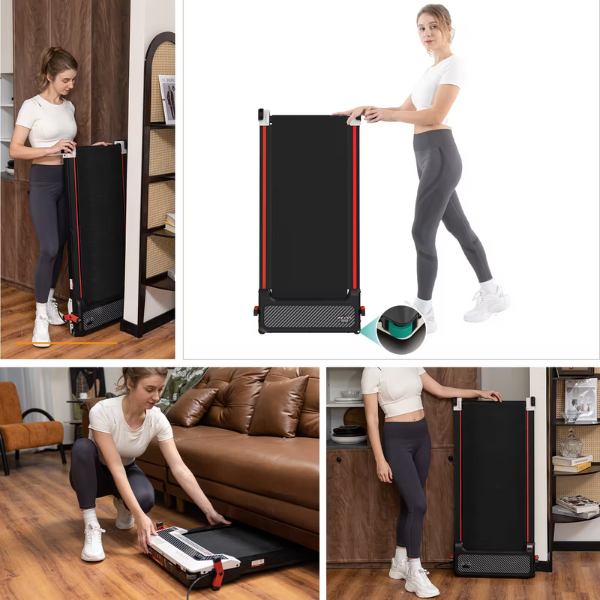 Tapis de Course à angle fixe 6%.ZX3,550W,6.0km/h,Ceinture de Massage