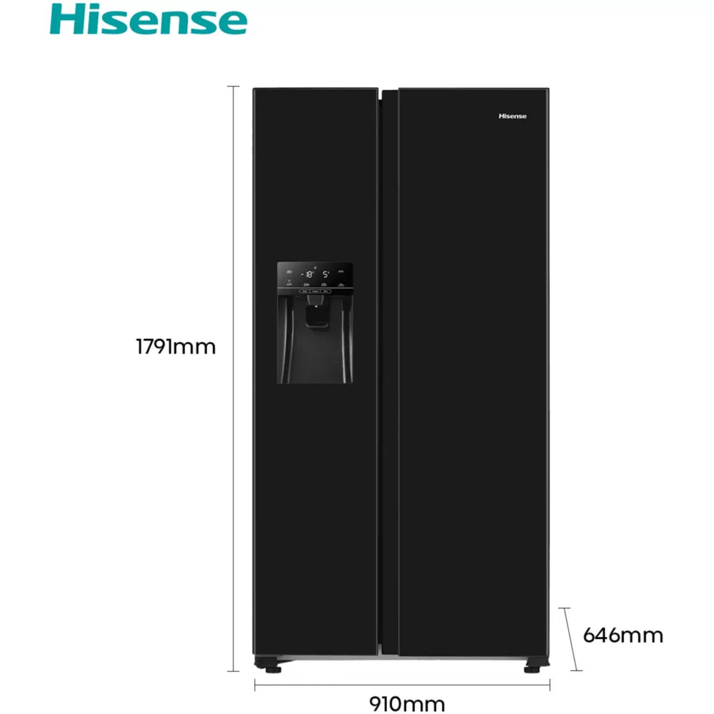 Réfrigérateur Américain Hisense Noir – Neuf