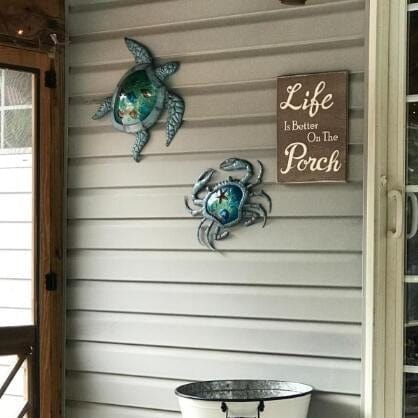 Décoration Murale "Crabe & Coquillage"