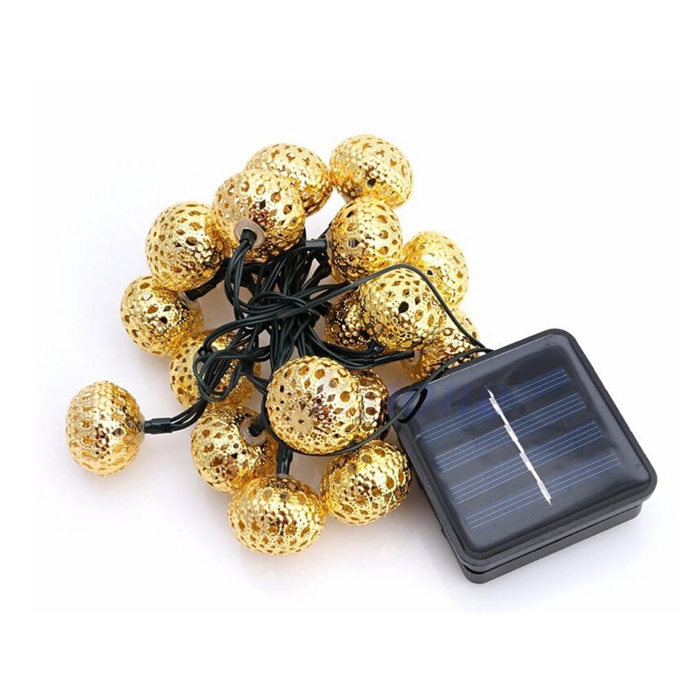 Guirlande Solaire de Boules Marocaines