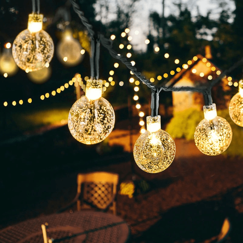 Guirlande Solaire Extérieure LED en Forme d'Ampoule