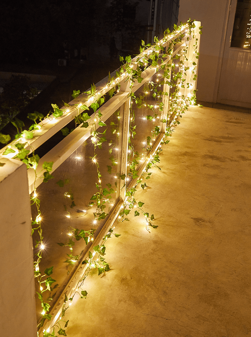 Guirlande Solaire Feuilles de Lierre