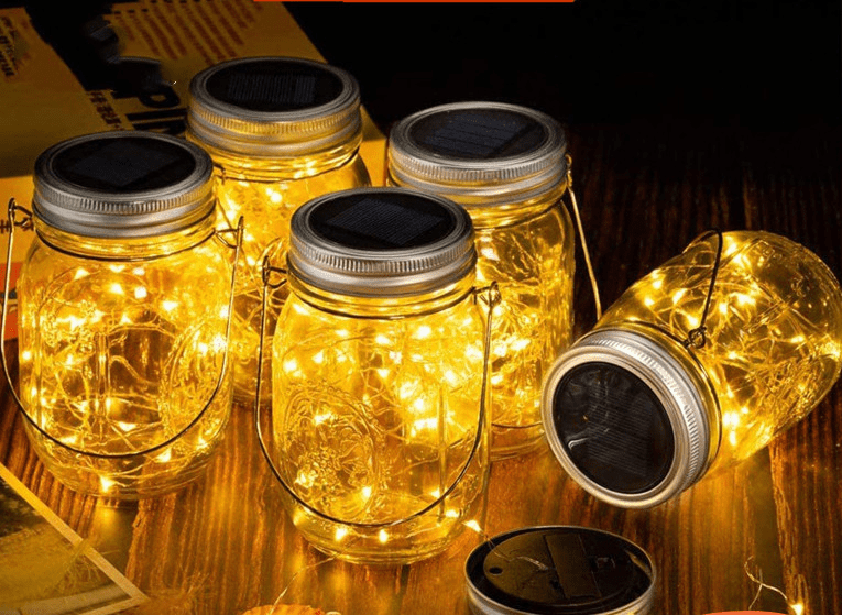 Lanterne Solaire En Forme De Bocal