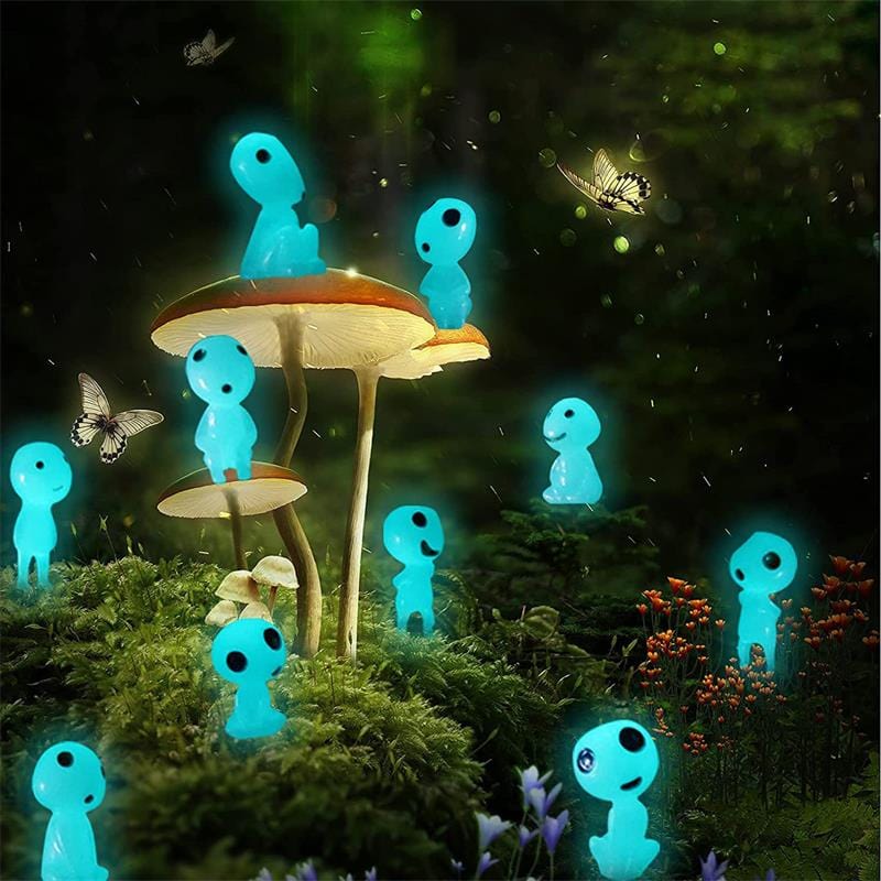 Statuettes Fantastiques Miniatures Phosphorescentes