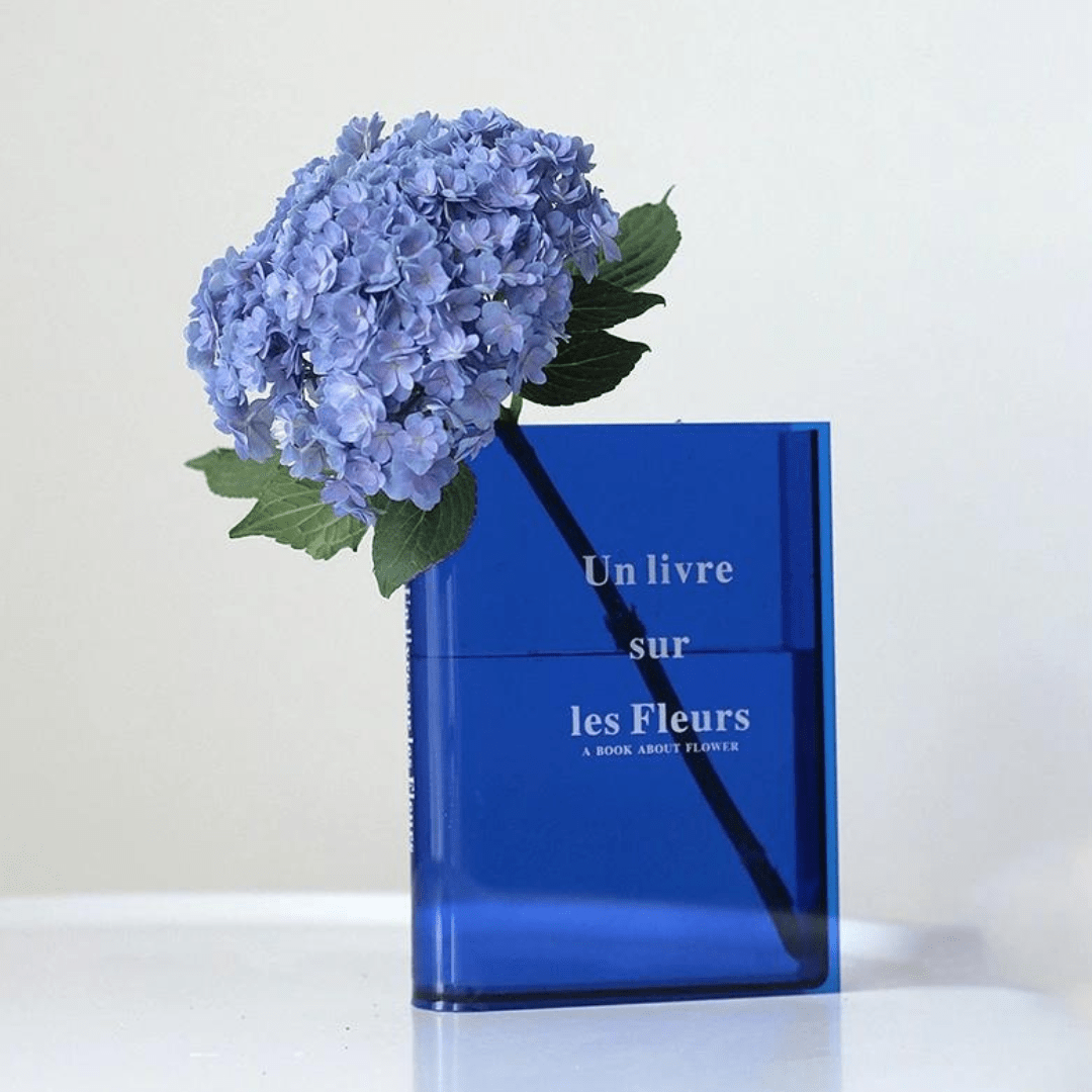 Vase Artistique Livre Transparent