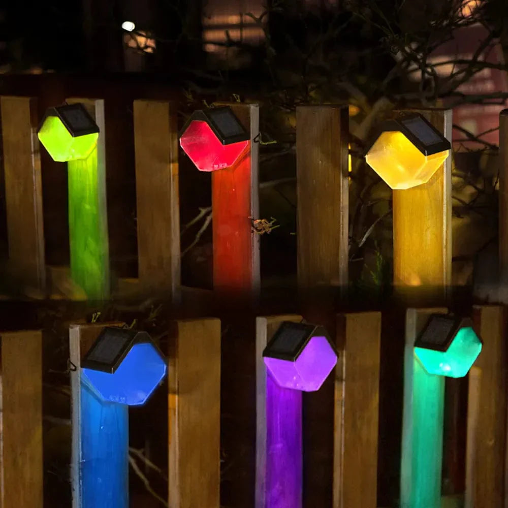 IlluminaIce - Lampe Solaire d'Extérieur Multicolore