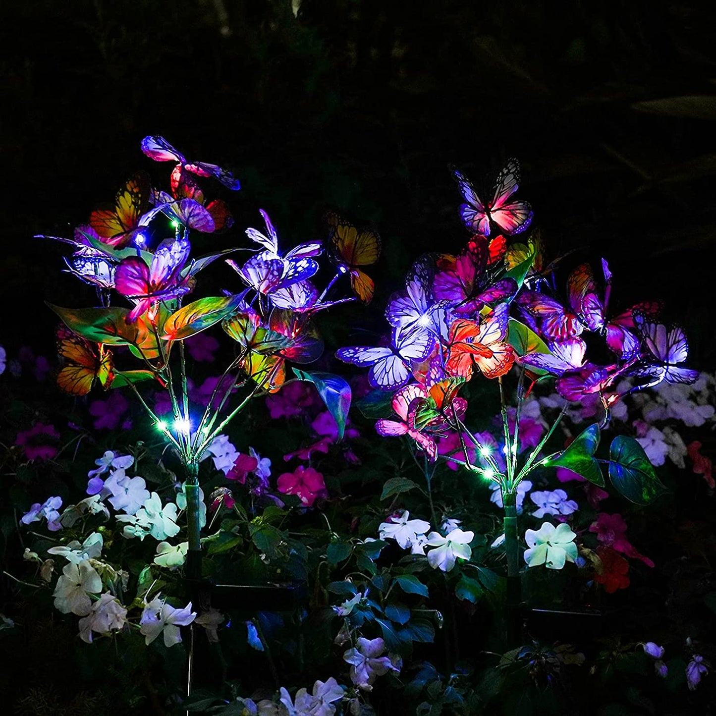 Lampe Solaire d'Extérieur Papillons