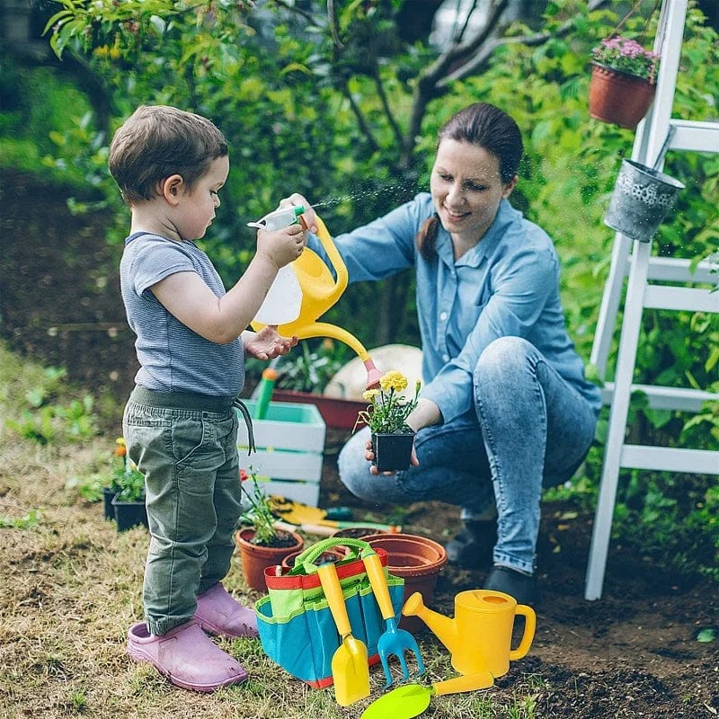 Pack de 9 Outils de Jardinage pour Enfants