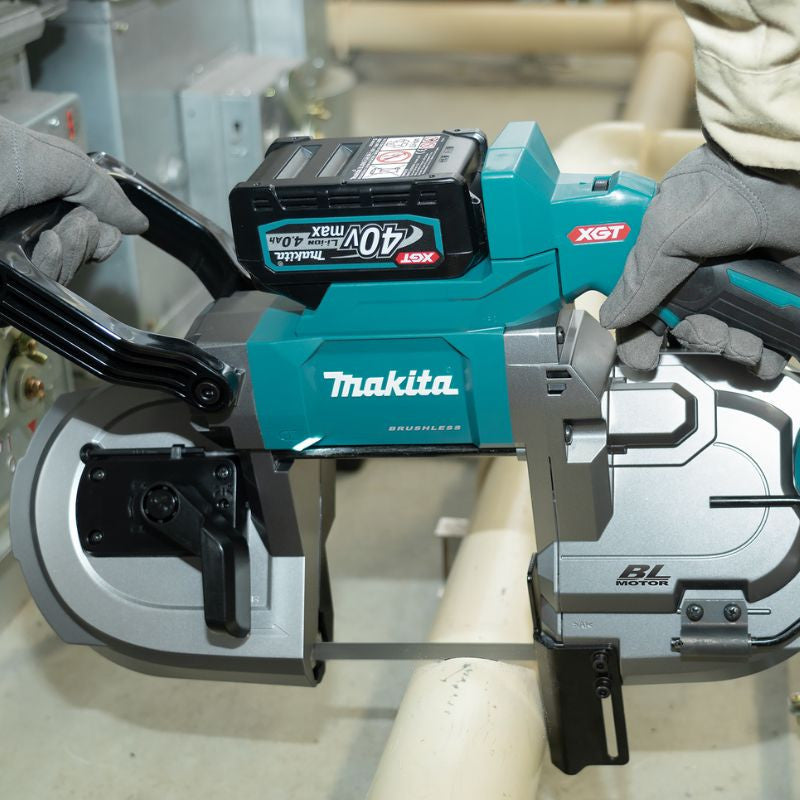 Scie à ruban 127mm 40V Max Li-Ion XGT MAKITA PB002GZ - Machine nue