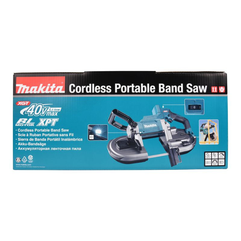 Scie à ruban 127mm 40V Max Li-Ion XGT MAKITA PB002GZ - Machine nue