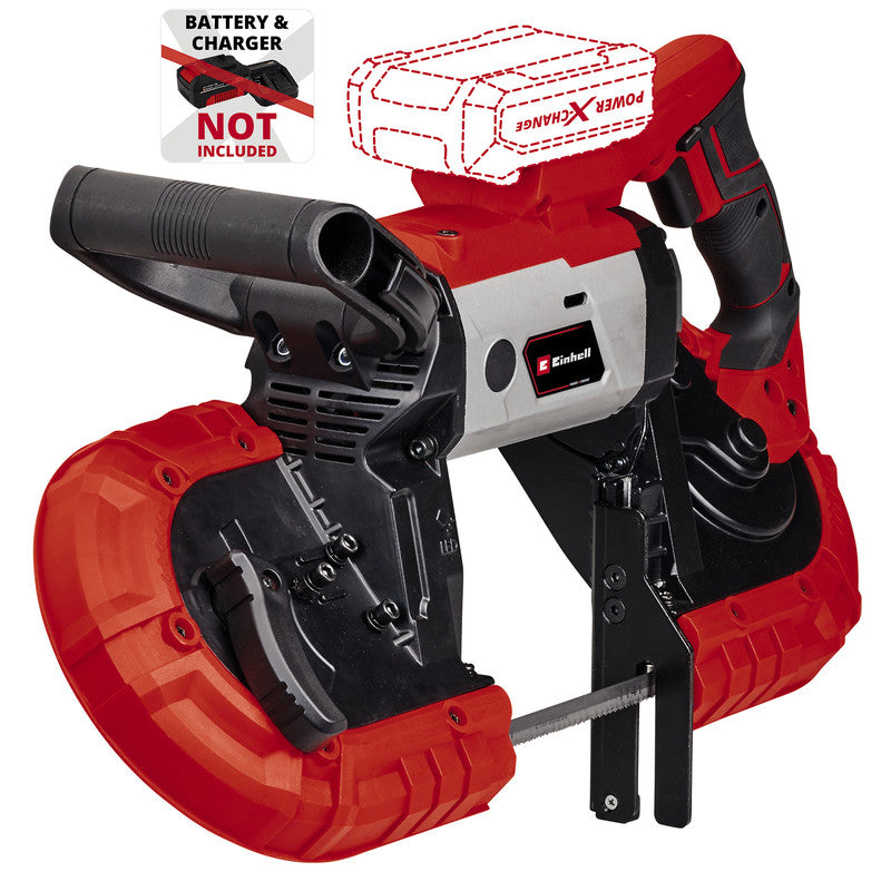 Scie a ruban 18V EINHELL TE-MB 18/127 Li-Solo Power X-Change - Machine nue + 2 rubans