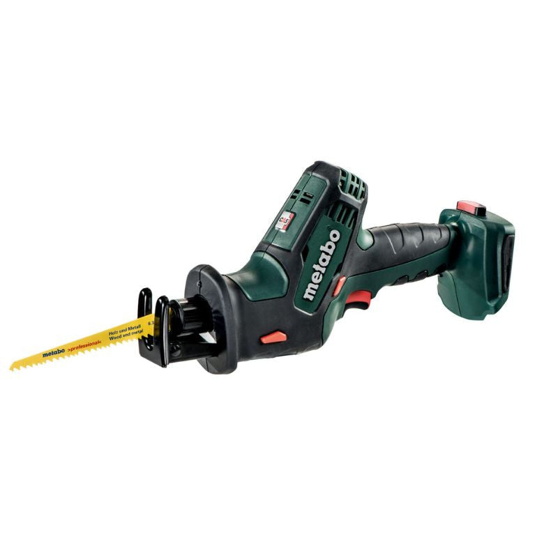 Scie sabre METABO 18 V SANS FIL- SSE 18 LTX - sans batterie ni chargeur, coffret Metaloc