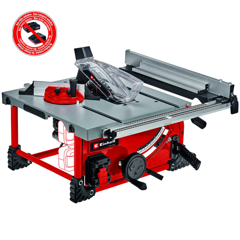 Scie sur table sans fil 36V Ø210mm EINHELL TE-TS 36/210 Li-Solo Power X-Change - Machine nue