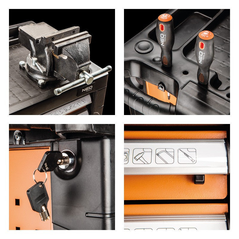 Servante d'atelier vide 6 tiroirs NEO TOOLS 84-223