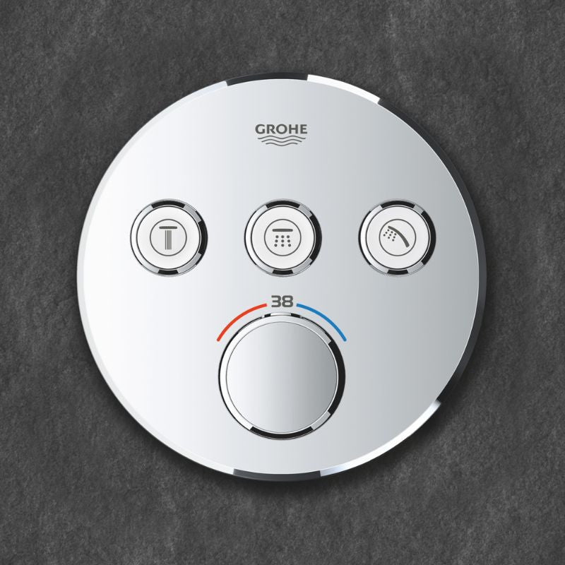 Thermostatique GROHTHERM SMARTCONTROLE GROHE pour installation encastrée 3 sorties