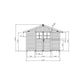 Abri de Jardin en PVC - 7,5m²