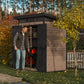 Abri de Jardin - Robuste Cabane à Outils en Bois