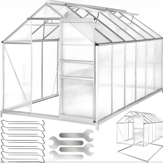 Serre de Jardin avec Fondation Isolation Thermique