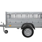 Top remorque garden trailer 200 kipp avec rehausses grillagées et roue jockey – Neuf – Prix Destockage